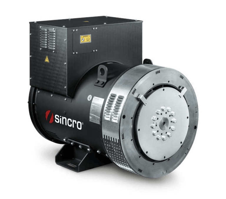 Alternador industrial Sincro serie SK355 de cuatro polos